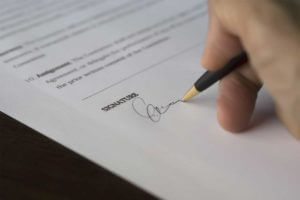 Completing a rental application