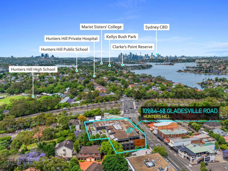 109/64-68 Gladesville Road, Hunters Hill, NSW 2110 AUS